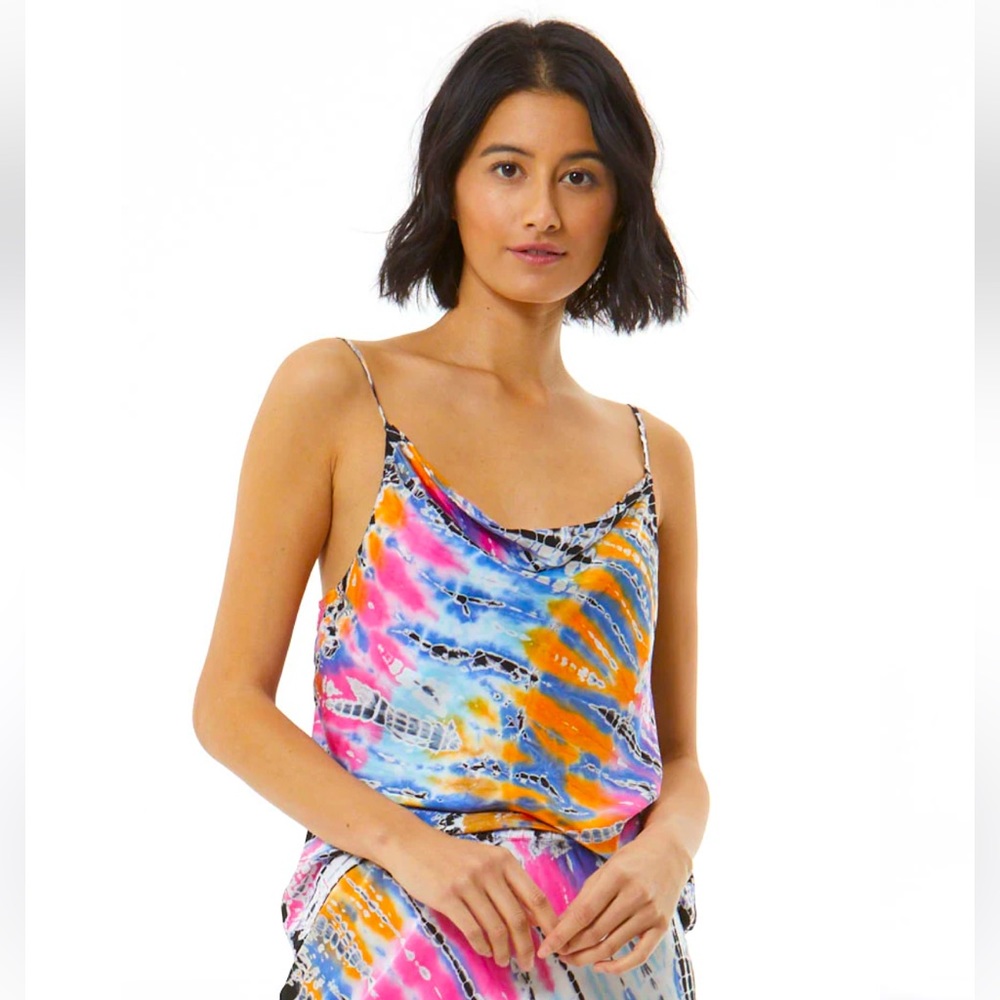 Brand New, Never Been Worn YFB Emmett Tank in Fireball Tropic Tie Dye
